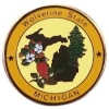 Michigan Pin MI State Emblem Hat Lapel Pins